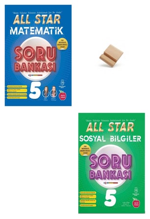 Newton 5. Sınıf 2027 Maarif All Star Matematik ve Sosyal Bilgiler Soru Bankası + Telefon Standı