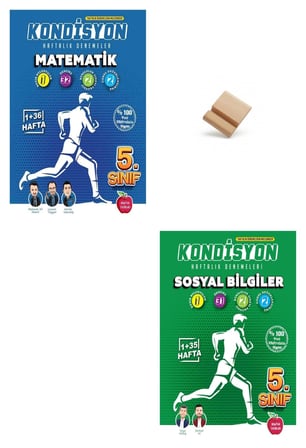 Newton 5. Sınıf 2027 Maarif Kondisyon Matematik ve Sosyal Bilgiler Denemeleri + Telefon Standı