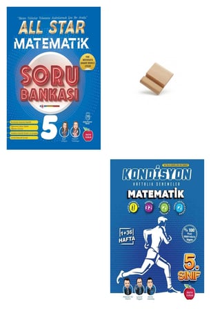 Newton 5. Sınıf 2027 Maarif All Star Matematik Soru Bankası ve Kondisyon Deneme + Telefon Standı