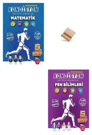 Newton 5. Sınıf 2027 Maarif Kondisyon Matematik ve Fen Bilimleri Haftalık Denemeleri + Telefon Standı