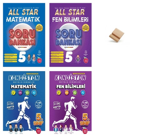 Newton 5. Sınıf 2027 Maarif Matematik + Fen Soru Bankası ve Deneme + Telefon Standı