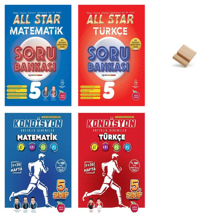 Newton 5. Sınıf 2027 Maarif Matematik +Türkçe Soru Bankası ve Deneme 4lü Set + Telefon Standı