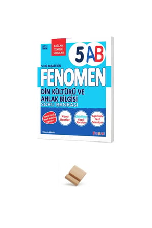Fenomen 5. Sınıf Maarif 5AB Din Kültürü Soru Bankası + Telefon Standı