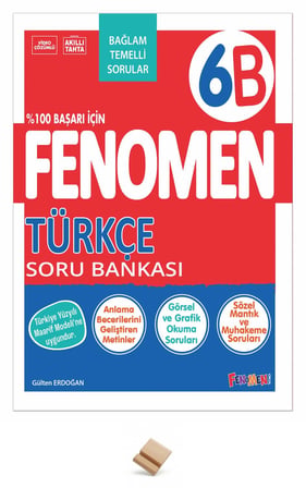 Fenomen 6. Sınıf Maarif 6B Türkçe Soru Bankası + Telefon Standı