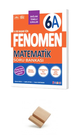 Fenomen 6. Sınıf Maarif 6A Matematik Soru Bankası + Telefon Standı