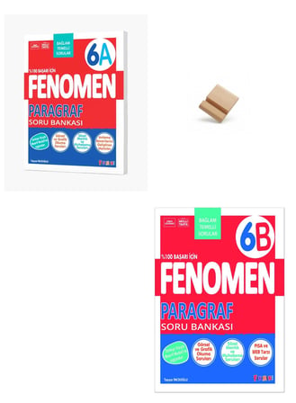 Fenomen 6. Sınıf Maarif 6A ve 6B Paragraf Soru Bankası + Telefon Standı