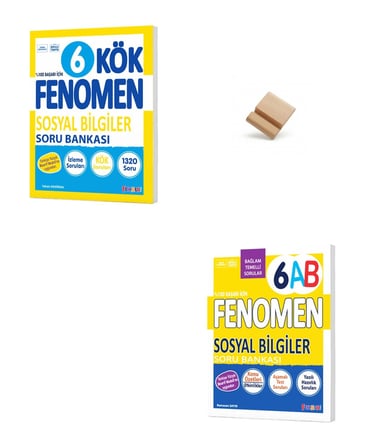 Fenomen 6. Sınıf Maarif Sosyal Bilgiler 6AB ve Kök Soru Bankası + Telefon Standı