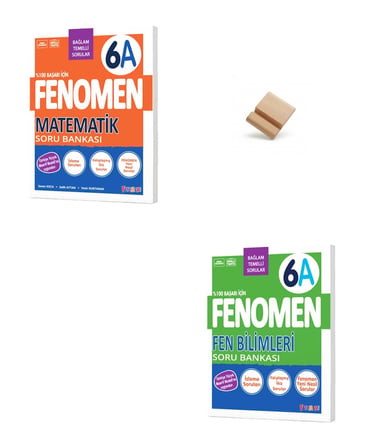 Fenomen 6. Sınıf Maarif 6A Serisi Matematik ve Fen Bilimleri Soru Bankası + Telefon Standı