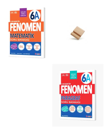 Fenomen 6. Sınıf Maarif 6A Matematik ve Paragraf Soru Bankası + Telefon Standı