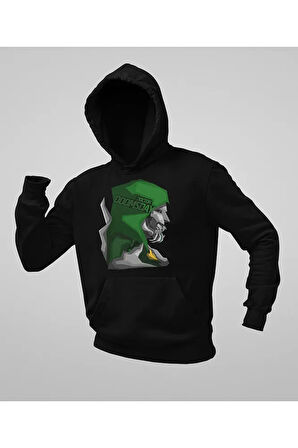 Doctor Doomsday Baskılı Unisex Oversize Marvel Hoodie