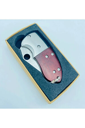 Browning Marka Mini Ceplik AhşapKasa Çakı //8-11**11cm