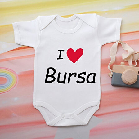 Pamuklu Organik Bebek Zıbını Kısa Kollu Kişiye Özel  0048