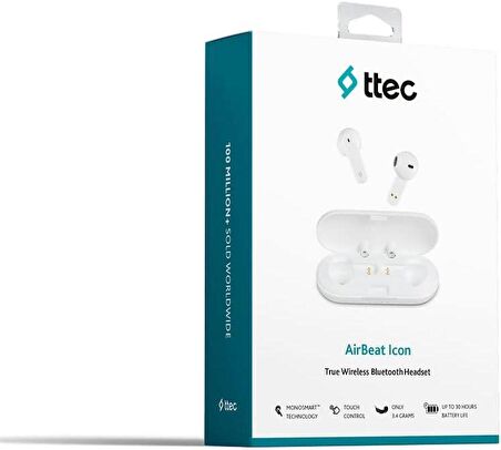 Ttec AirBeat Icon TWS Kulak İçi Bluetooth Kulaklık Teşhir