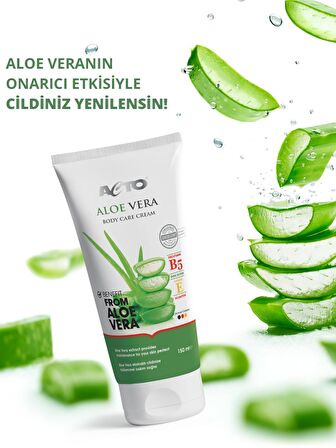 ACTO® ALOE VERA BODY CARE CREAM 150 ml | Aloe Vera Özlü Vücut Bakım Kremi | YENİ FORMÜL