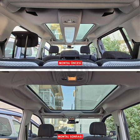 Toyota Proace City Panoramik Cam Tavan Dönüşüm Modülü 2019 Model ve Sonrası