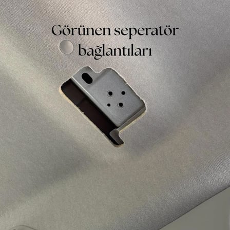 Citroen Berlingo Seperatör Demiri Döşeme Kapağı (CAM TAVANSIZ MODELLER) 2019 Model ve Sonrası