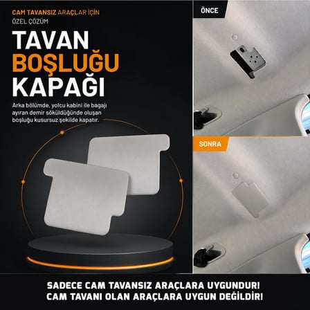 Opel Combo Seperatör Demiri Döşeme Kapağı (CAM TAVANSIZ MODELLER) 2019 Model ve Sonrası