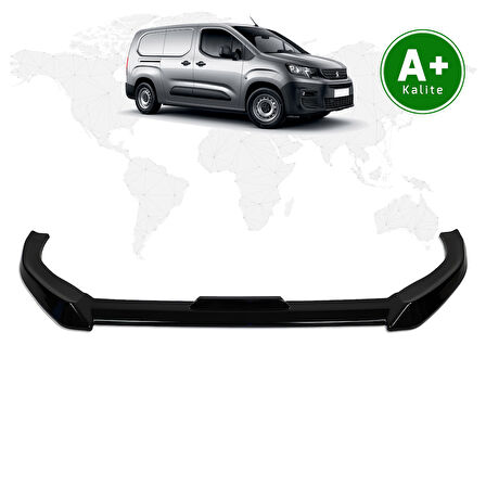 Peugeot Partner Ön Lip Parlak Siyah 2019 Model ve Sonrası