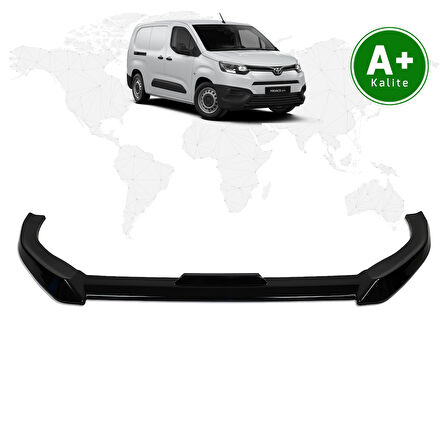 Toyota Proace City Panelvan Ön Lip Parlak Siyah 2019 Model ve Sonrası