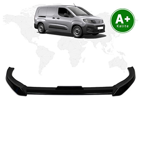 Peugeot Partner Ön Lip Parlak Siyah 2024 Model ve Sonrası