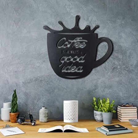 Bystag BYSM-112 Coffee Glass Metal Duvar Dekoru