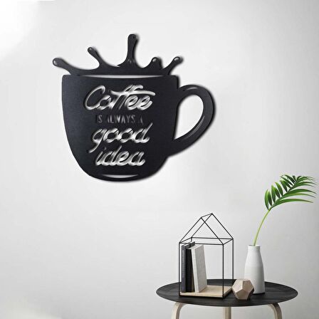 Bystag BYSM-112 Coffee Glass Metal Duvar Dekoru