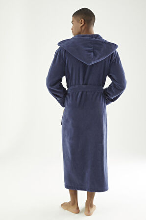 Uzun Kapüşonlu Triga Bambu Cotton Kadın Bornoz
