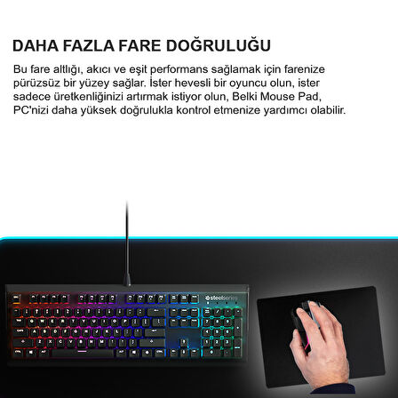 Masaüstü, Dizüstü, Oyun ve Ofis Için, Kaymaz, Nokta Doğruluğu Sağlayan Gaming, Mouse Pad