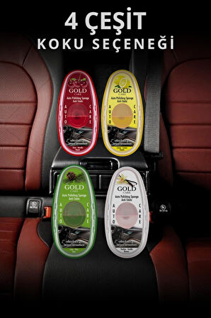 Vanilya Kokulu Oto Temizleme ve Parlatma Süngeri – Antistatik, Toz Tutmaz