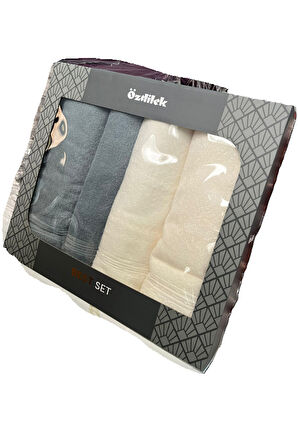 Özdilek Alleur Havlu Seti Best Set Hamam Takımı K. Mint-Krem