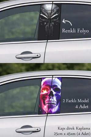 Spor Görünüm Kapı Folyo Baskılı Sticker