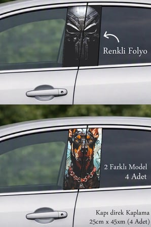 Yarış Stili Kapı Folyo Baskılı Sticker