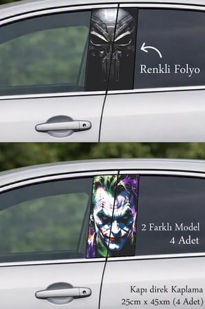 JDM Stil Kapı Folyo Baskılı Sticker