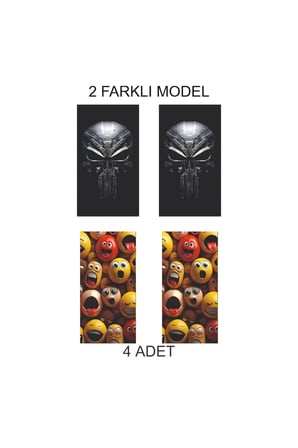 Drift Stil Kapı Folyo Baskılı Sticker