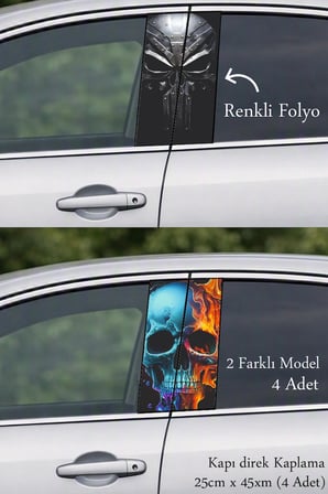 Farklı Tasarım Kapı Folyo Baskılı Sticker