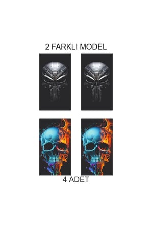 Farklı Tasarım Kapı Folyo Baskılı Sticker