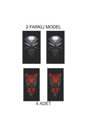 Özgün Tasarım Kapı Folyo Baskılı Sticker