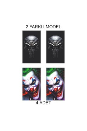 Performans Stil Kapı Folyo Baskılı Sticker