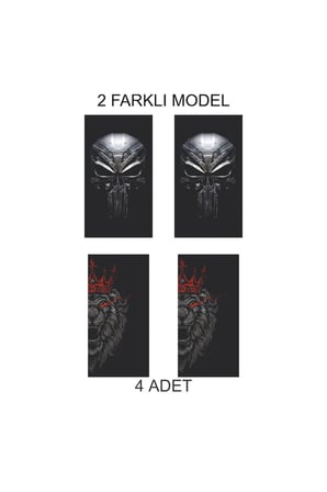 Sportif Stil Kapı Folyo Baskılı Sticker