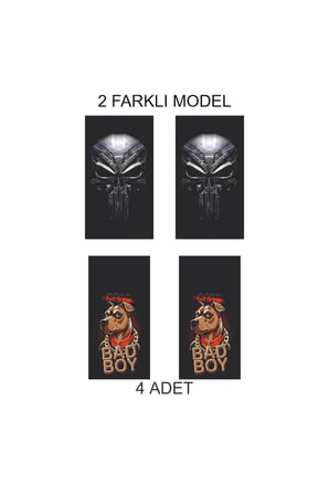 Şık Görünüm Kapı Folyo Baskılı Sticker