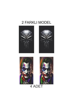 Araba Dekor Kapı Folyo Baskılı Sticker