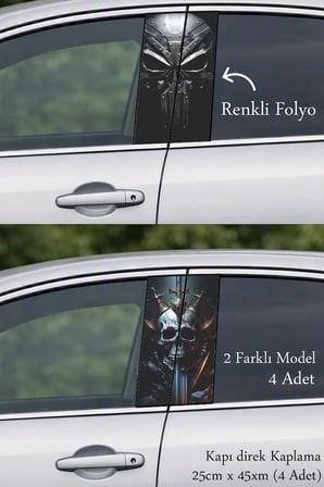 Aracınıza Farklı Bir Stil Katan Kapı Folyo Baskılı Sticker