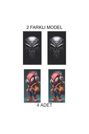 Sportif Araçlar İçin Özel Kapı Folyo Baskılı Sticker
