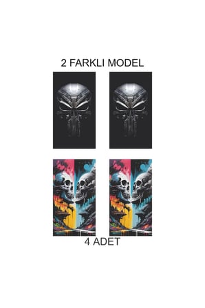 Aracınıza Özel Sportif Tasarım Kapı Folyo Baskılı Sticker