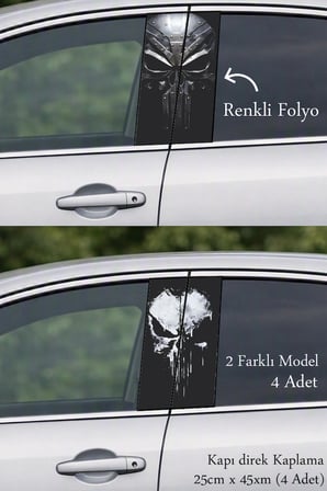 Aracınızı Kişiselleştirmek İçin Kapı Folyo Baskılı Sticker