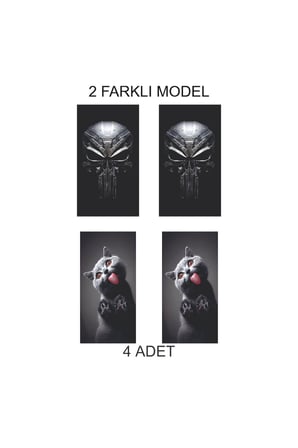 Farklı Tasarım Arayanlara Özel Kapı Folyo Baskılı Sticker