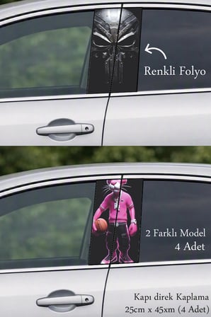 Aracınızın Stilini Yansıtan Özel Kapı Folyo Baskılı Sticker