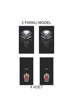 Otomobilinize Modern Bir Dokunuş Katan Kapı Folyo Baskılı Sticker