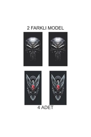 Modifiye Görünüm Sevenler İçin Kapı Folyo Baskılı Sticker