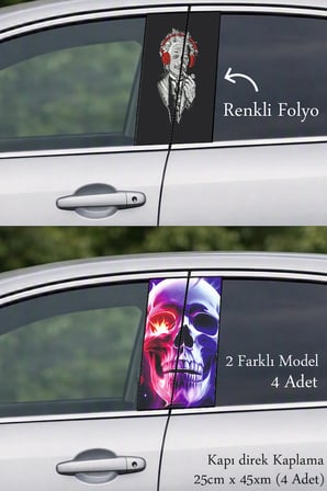 Aracınıza Modern ve Özgün Bir Görünüm Veren Kapı Folyo Baskılı Sticker